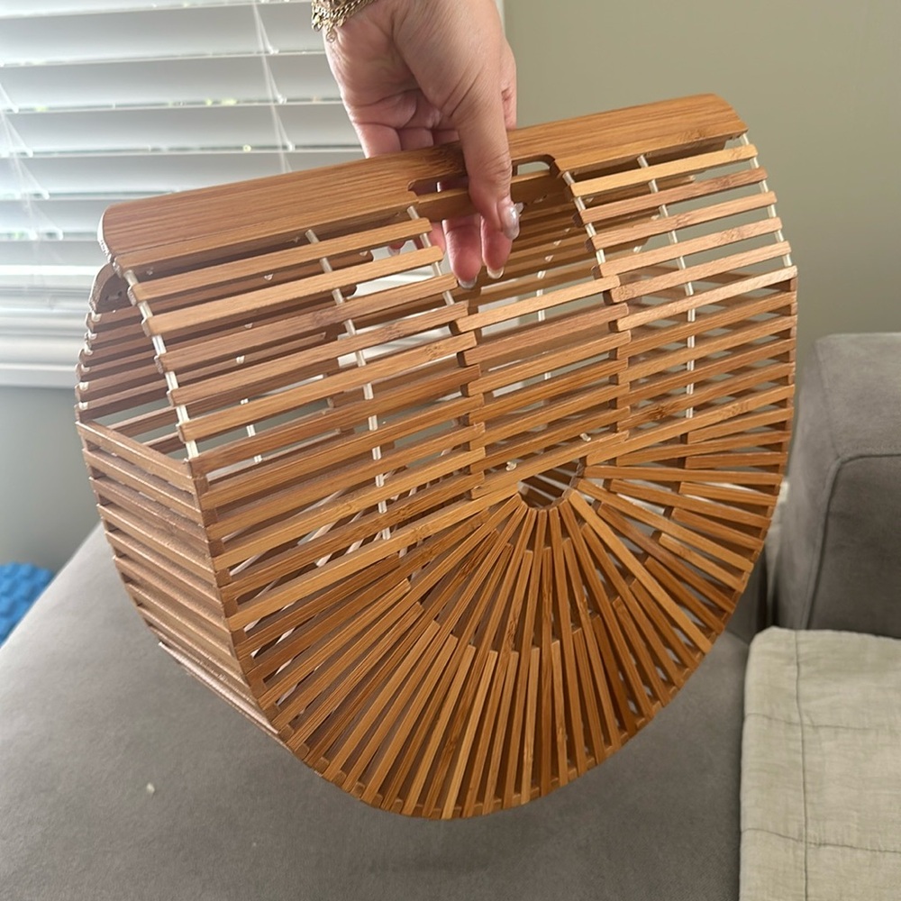Bamboo Top Handle Bag
